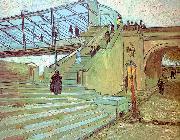 Vincent Van Gogh The Trinquetaille Bridge Spain oil painting reproduction